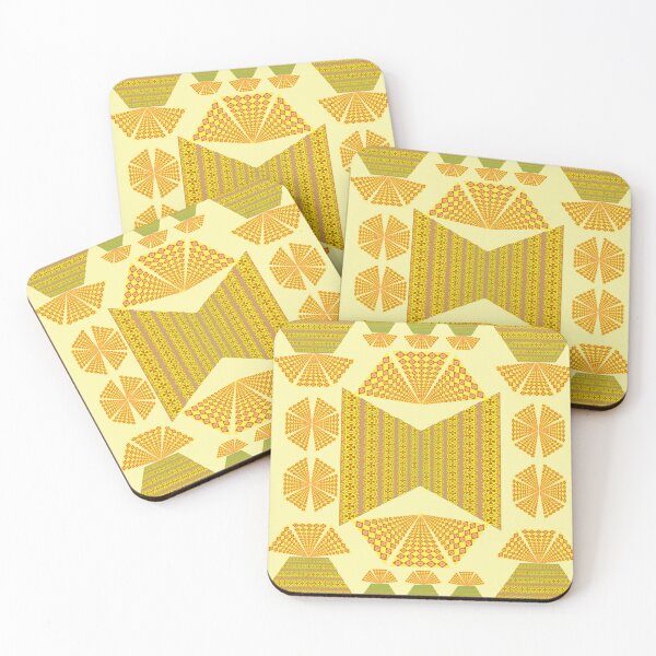 Item preview, Golden Geometric Ethnic Seamless Pattern with Traditional Tribal Motifs designed and sold by EiArtist.