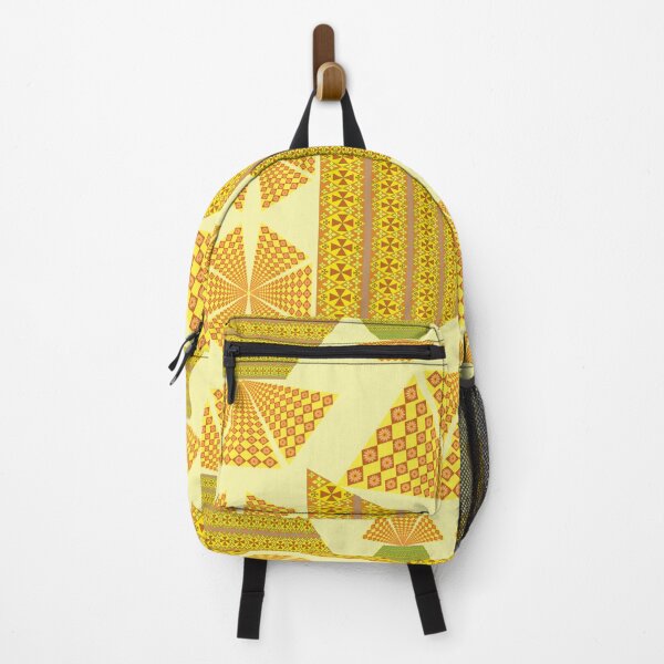 Item preview, Golden Geometric Ethnic Seamless Pattern with Traditional Tribal Motifs designed and sold by EiArtist.