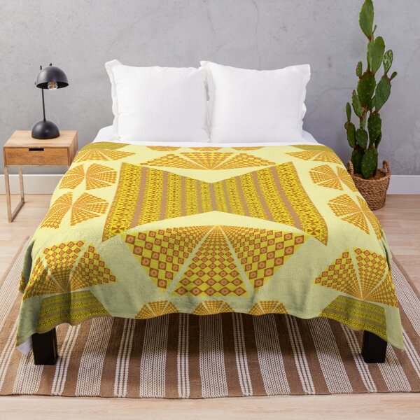 Item preview, Golden Geometric Ethnic Seamless Pattern with Traditional Tribal Motifs designed and sold by EiArtist.