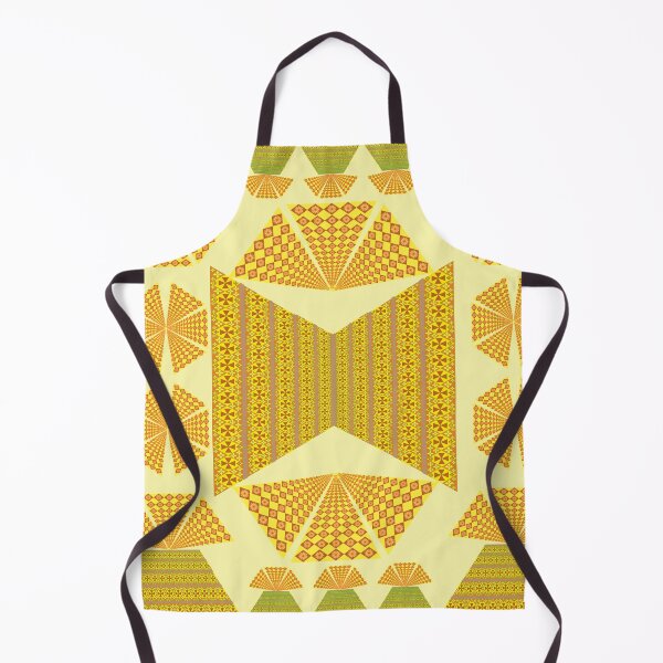 Item preview, Golden Geometric Ethnic Seamless Pattern with Traditional Tribal Motifs designed and sold by EiArtist.