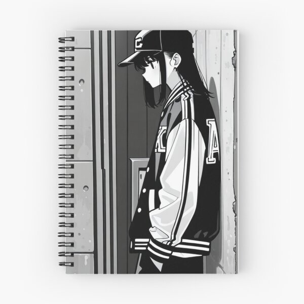 Item preview, Fashion - Man in Black Varsity Jacket Snapback Streetwear Anime Variant 3 designed and sold by AnimeShin.