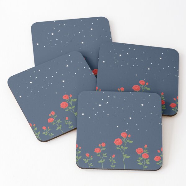 Item preview, Midnight Garden Starry Rose Border Aesthetic designed and sold by MOONLIT MIRAGE.