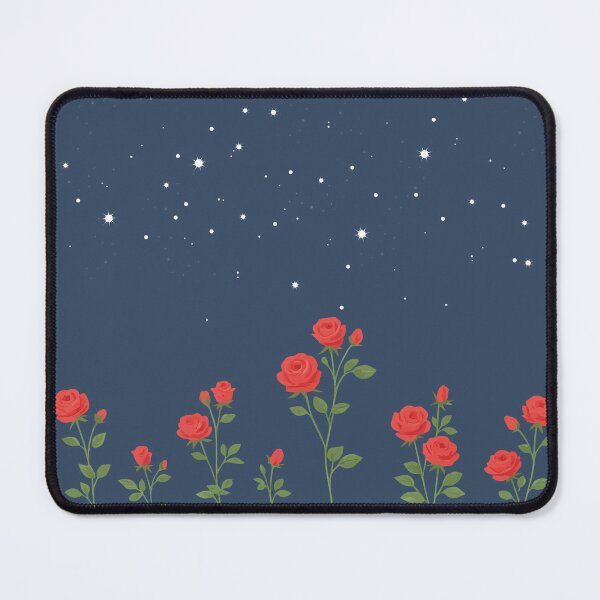 Item preview, Midnight Garden Starry Rose Border Aesthetic designed and sold by MOONLIT MIRAGE.