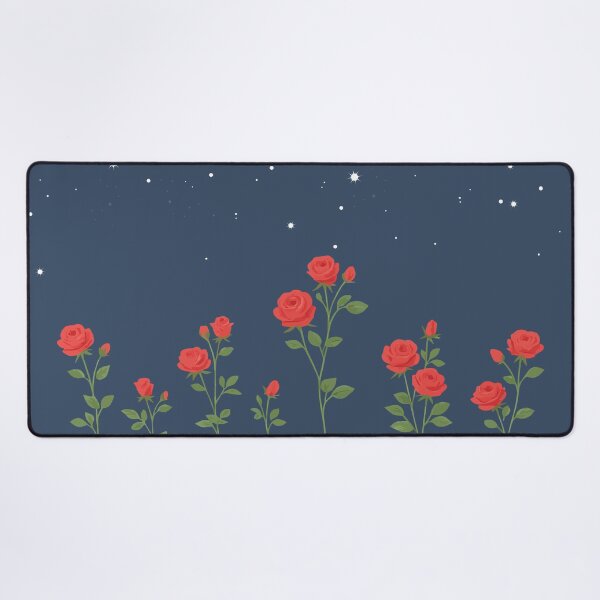 Item preview, Midnight Garden Starry Rose Border Aesthetic designed and sold by MOONLIT MIRAGE.