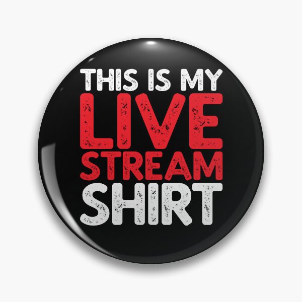 Item preview, This Is My Youtube Livestream Shirt designed and sold by AHobbyAJob.