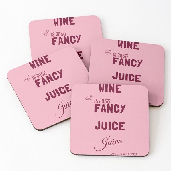 Item preview, Wine Is Just Fancy Grape Juice - Funny Wine Lover Gift Tee designed and sold by RedRubyBubble.