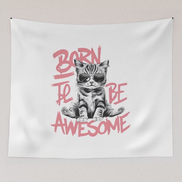 Item preview, Born to be awesome designed and sold by VividMorphk.
