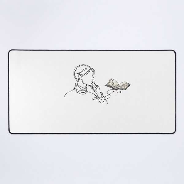 Item preview, Single Line Thinker Portrait designed and sold by PatiImagination.