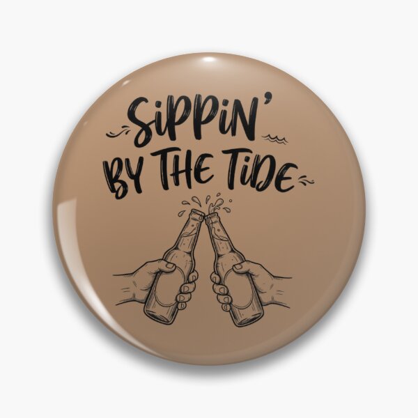 Item preview, Sippin' By The Tide Can Cooler, Funny Beach Gift for Summer Vacation, Pool Party & Water Gun Lovers designed and sold by Covent Vaughn.