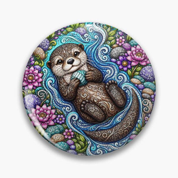 Item preview, Cute Baby Otter designed and sold by PaintedbyCarol.