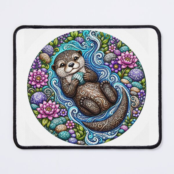 Item preview, Cute Baby Otter designed and sold by PaintedbyCarol.