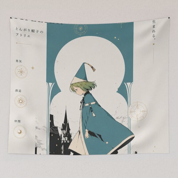 Item preview, Minimal Witch Hat Atelier Brimmed Cap Anime Poster 5 designed and sold by MattSherman.