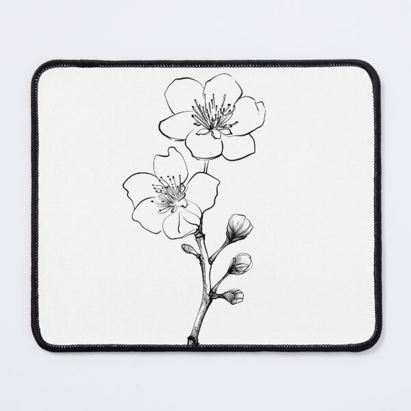 Item preview, Sakura blossom flower sketch designed and sold by midsketcher.