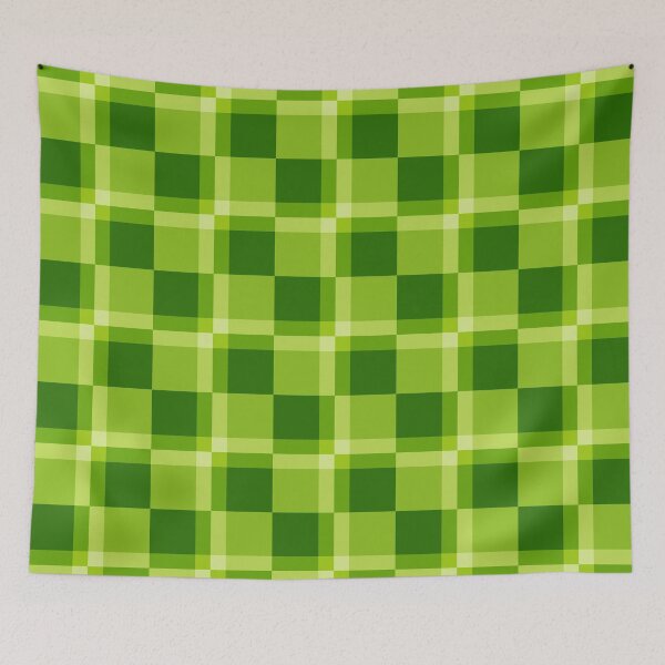 Item preview, Dark lime & metallic green mosaic designed and sold by Mint + Midnight.