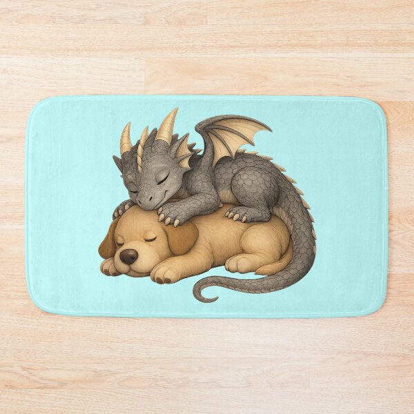 Item preview, Sleeping Dragon and Puppy Friendship designed and sold by Hatchling Hollow.
