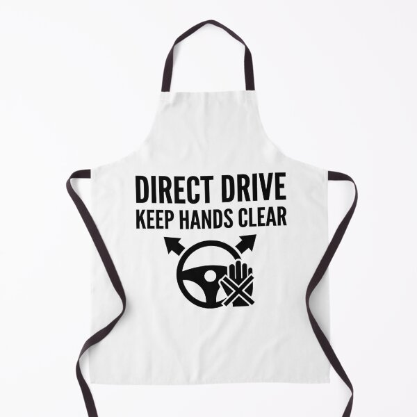 Item preview, Direct Drive: Keep Hands Clear - Sim Racing designed and sold by GarageGraphics.