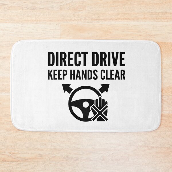 Item preview, Direct Drive: Keep Hands Clear - Sim Racing designed and sold by GarageGraphics.