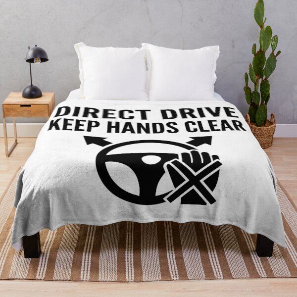 Item preview, Direct Drive: Keep Hands Clear - Sim Racing designed and sold by GarageGraphics.