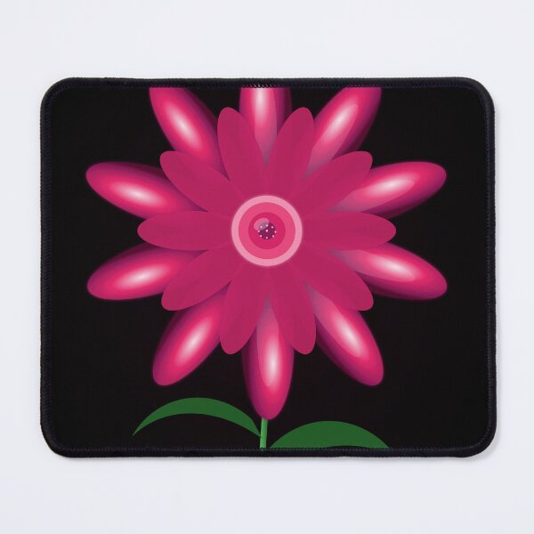 Item preview, Twilight Hibiscus Flower Vector Art | Symmetric Pink Botanical Illustration designed and sold by Yuran11.