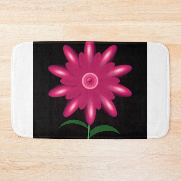 Item preview, Twilight Hibiscus Flower Vector Art | Symmetric Pink Botanical Illustration designed and sold by Yuran11.