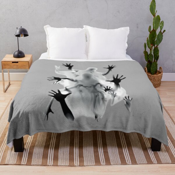 Item preview, Spooky Ghost Shadows - Surreal Dark Art Reaching Hands designed and sold by gokhanuzen.