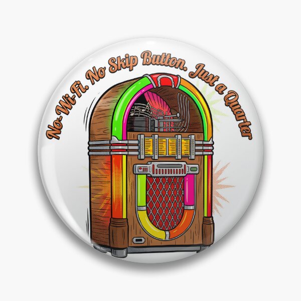 Item preview, No Wi-Fi No Skip Button - Pop Art Retro Jukebox designed and sold by Melian Vintage.