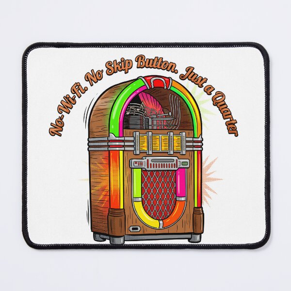 Item preview, No Wi-Fi No Skip Button - Pop Art Retro Jukebox designed and sold by Melian Vintage.