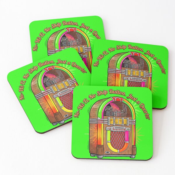 Item preview, No Wi-Fi No Skip Button - Pop Art Retro Jukebox designed and sold by Melian Vintage.