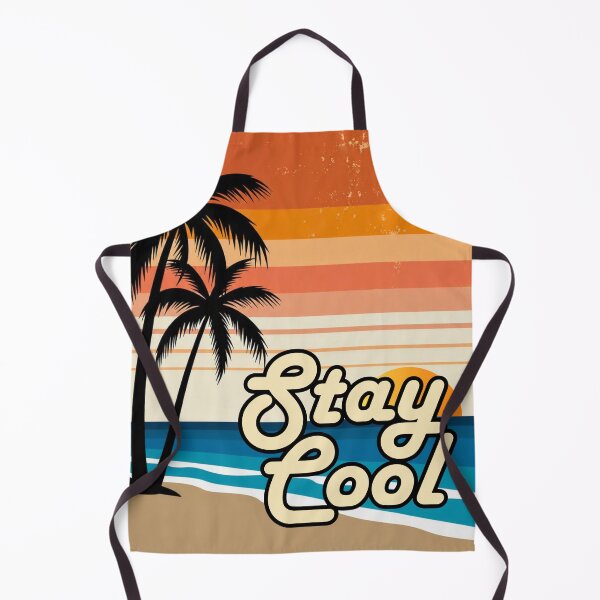 Item preview, Stay Cool Vintage Beach Sunset – Retro Summer Vibes designed and sold by Y2kSurge.