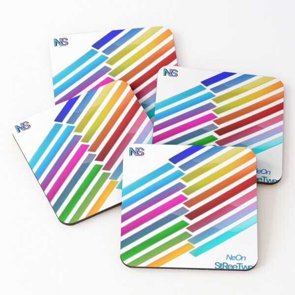 Item preview, Neon Streetwear Abstract Geometric Line Spectrum designed and sold by Nexus Space.