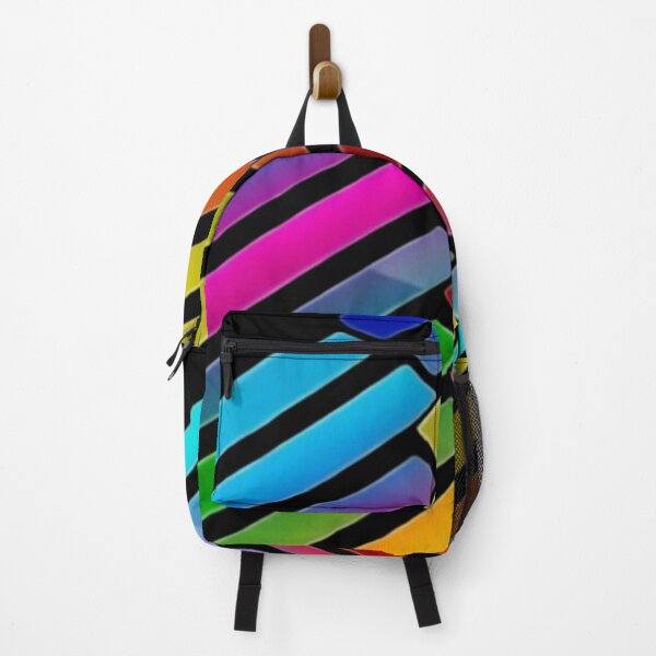 Item preview, Neon Streetwear Abstract Geometric Line Spectrum designed and sold by Nexus Space.