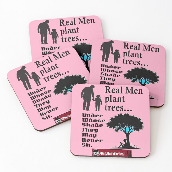 Item preview, Real Men Plant Trees (Pink) *More Colors Available in Collection designed and sold by OnlyDadsForReal.