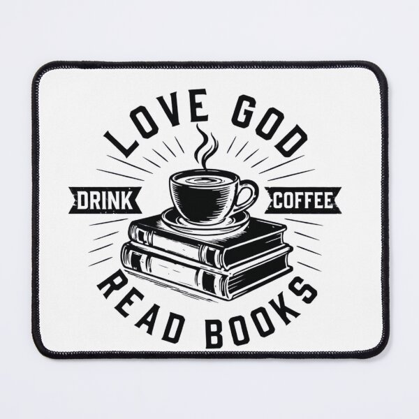 Item preview, Love God Drink Coffee Read Books Christian Faith Vintage Design designed and sold by haitrieuic96.