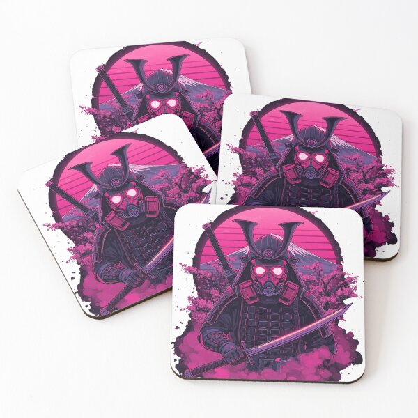 Item preview, Neon Oni Samurai — Cyberpunk Japanese Demon Warrior designed and sold by kummo-0319.