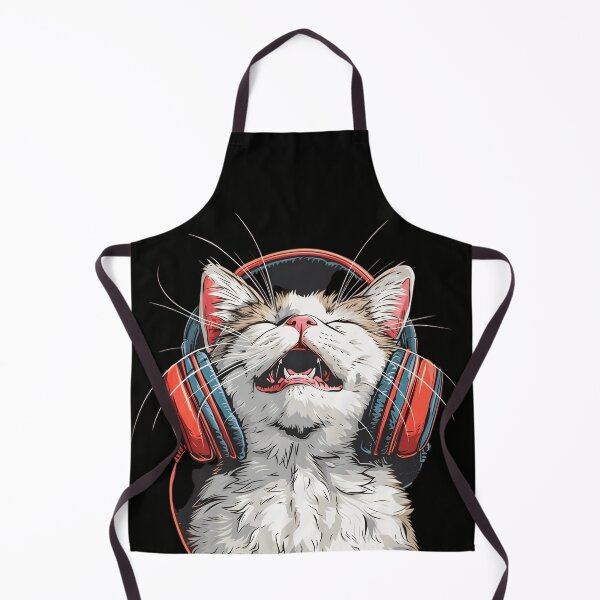 Item preview, Cat listen the music designed and sold by VividMorphk.