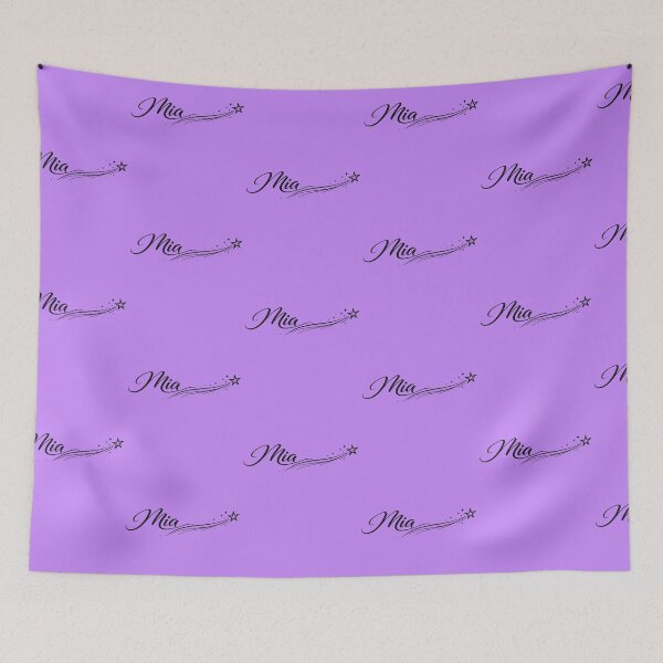 Item preview, Mia Shooting Star Name Art | Celestial Calligraphy Design designed and sold by AnadAA.