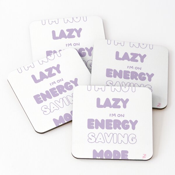 Item preview, I'm Not Lazy I'm on Energy Saving Mode - Funny Introvert Gift Tee designed and sold by RedRubyBubble.