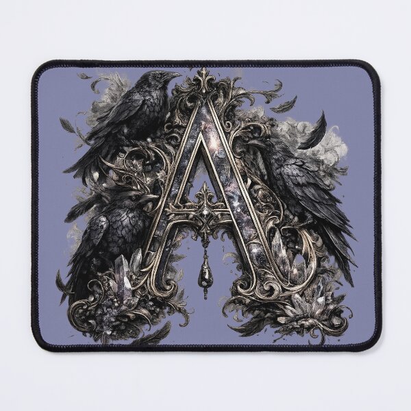 Item preview, Gothic Cathedral Letter A Monogram designed and sold by JustResultsCo.