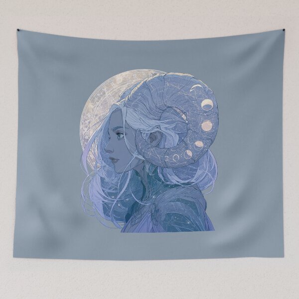 Item preview, Celestial Moon Goddess Profile designed and sold by MythicMood.