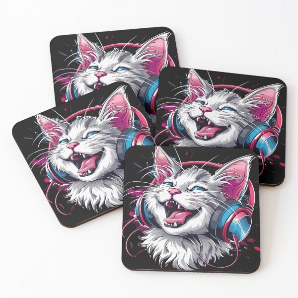 Item preview, Cat listen the music designed and sold by VividMorphk.