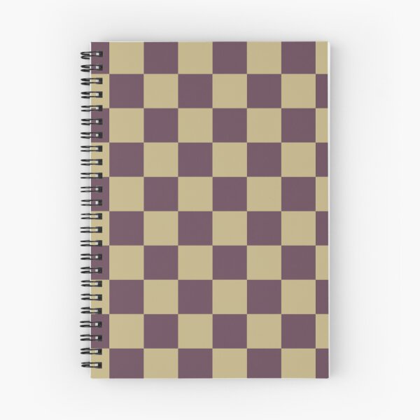 Item preview, Ecru & eggplant checkered designed and sold by Mint + Midnight.