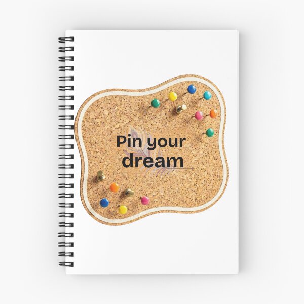 Item preview, Pin Your Dream Motivational Sticker | Vision Board Quote Aesthetic | Neutral Minimal Design designed and sold by Pandey14.
