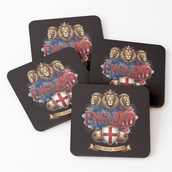 Item preview, England Football Three Lions Crest – Pride Passion Tradition Sport SOCCER designed and sold by Lozarux.