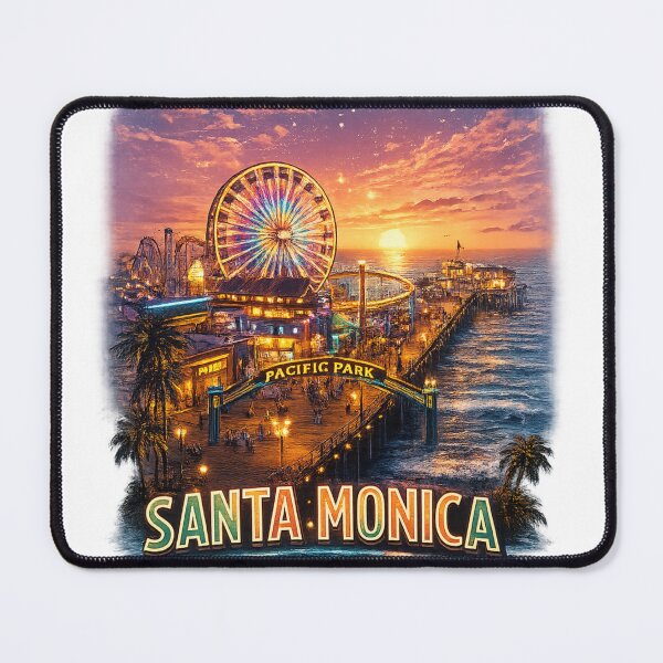 Item preview, Santa Monica Pier Shirt - Pacific Park Sunset Gift for California Lovers designed and sold by UrbanPrintVibes.