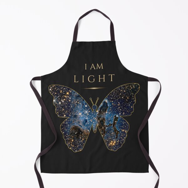 Item preview, I AM LIGHT – Glowing Butterfly | Christian Faith Transformation Art designed and sold by KittenAndCo.