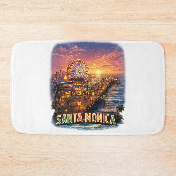 Item preview, Santa Monica Pier Shirt - Pacific Park Sunset Gift for California Lovers designed and sold by UrbanPrintVibes.