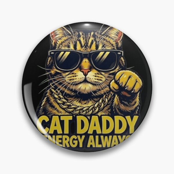 Item preview, Cool Cat Daddy Energy Always - Funny Sunglasses Tabby Cat designed and sold by haitrieuic96.