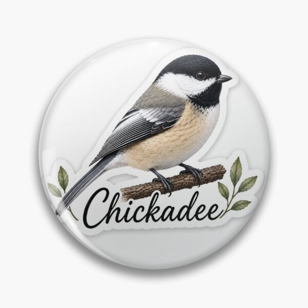 Item preview, Chickadee Water Bottle Sticker designed and sold by Encouraging24.