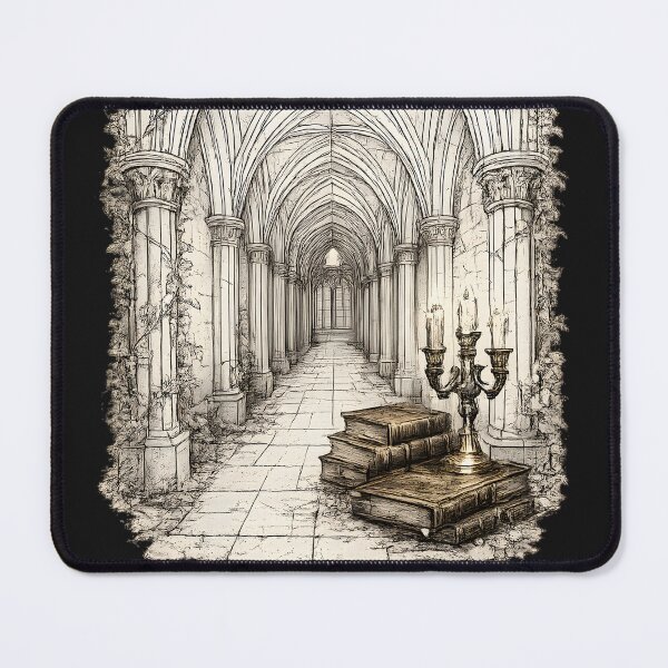 Item preview, Gothic Arched Corridor Perspective designed and sold by PatiImagination.