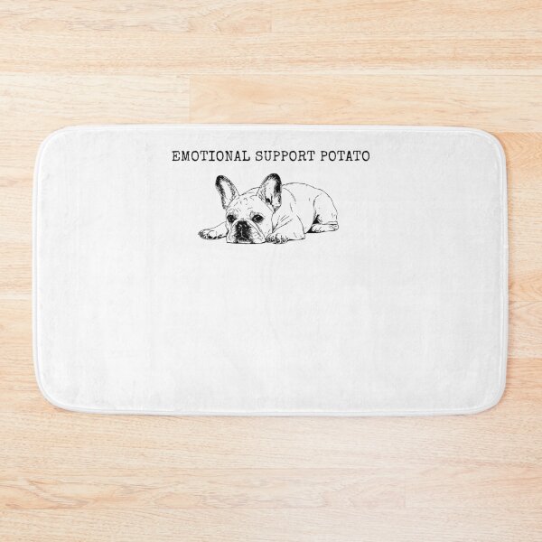 Item preview, Emotional Support Potato Funny French Bulldog Meme designed and sold by Mind-Drift.